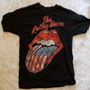 The Rolling Stones Official Distressed Tee Shirt